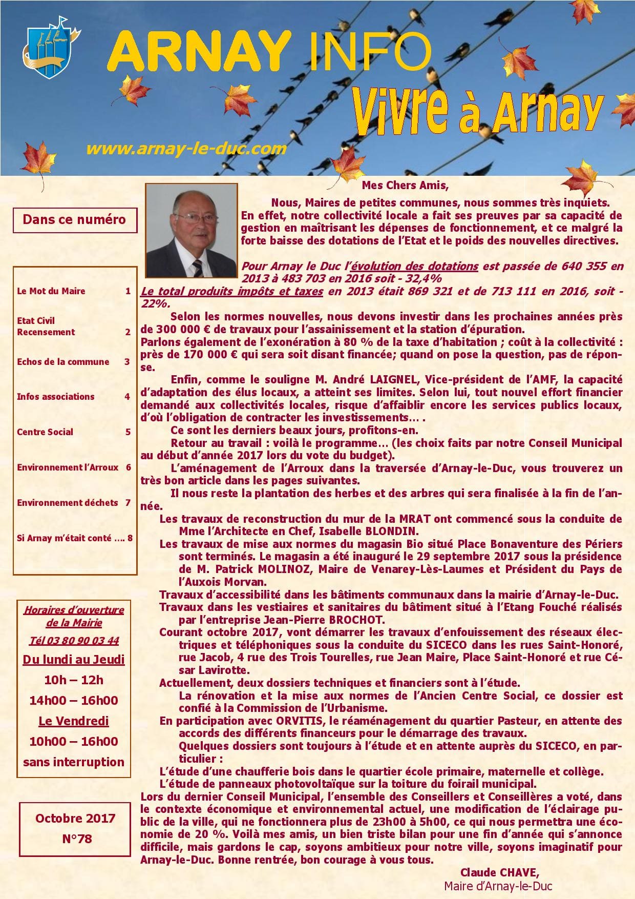 Bulletin municipal octobre 2017
