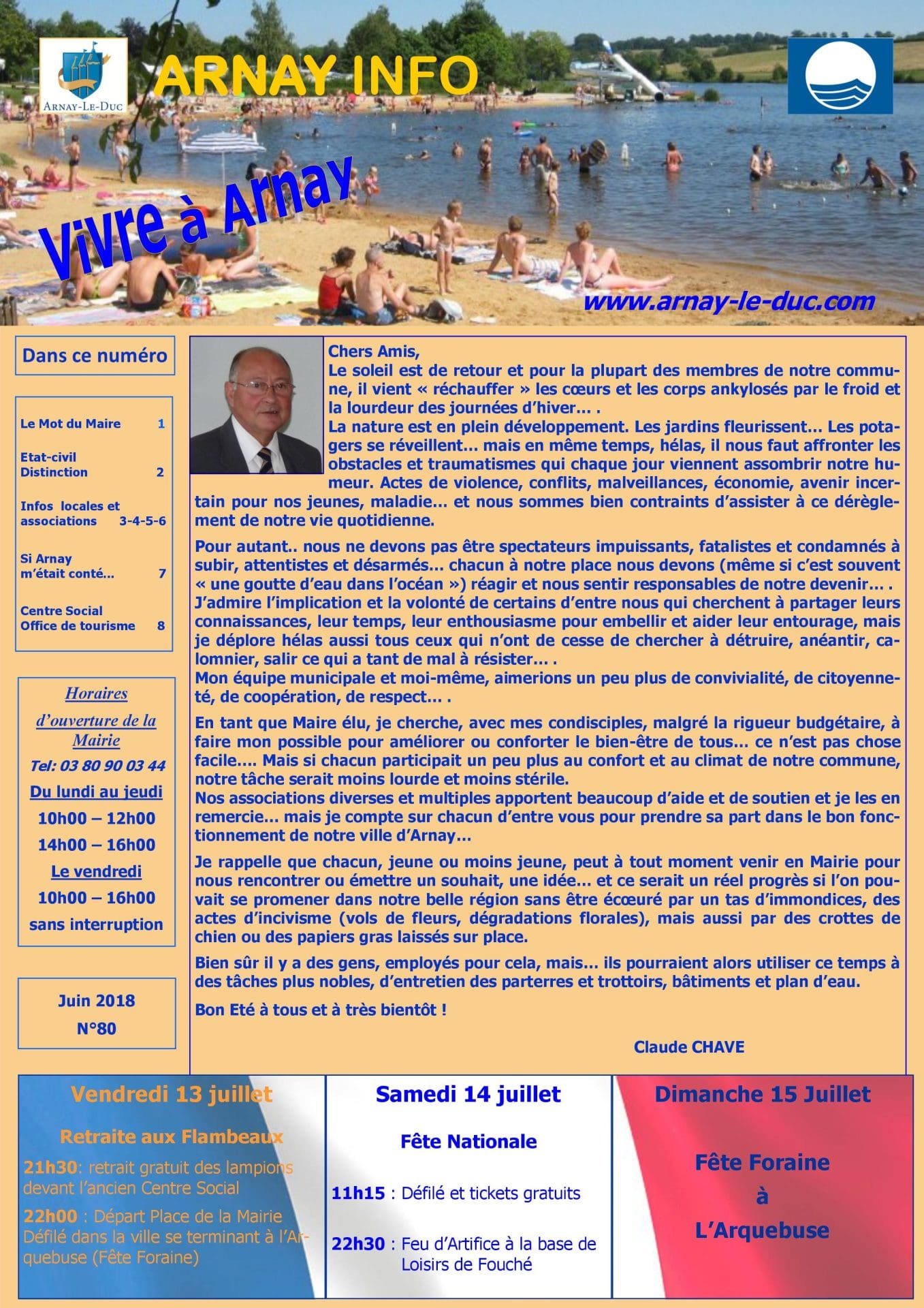 Bulletin municipal juin 2018