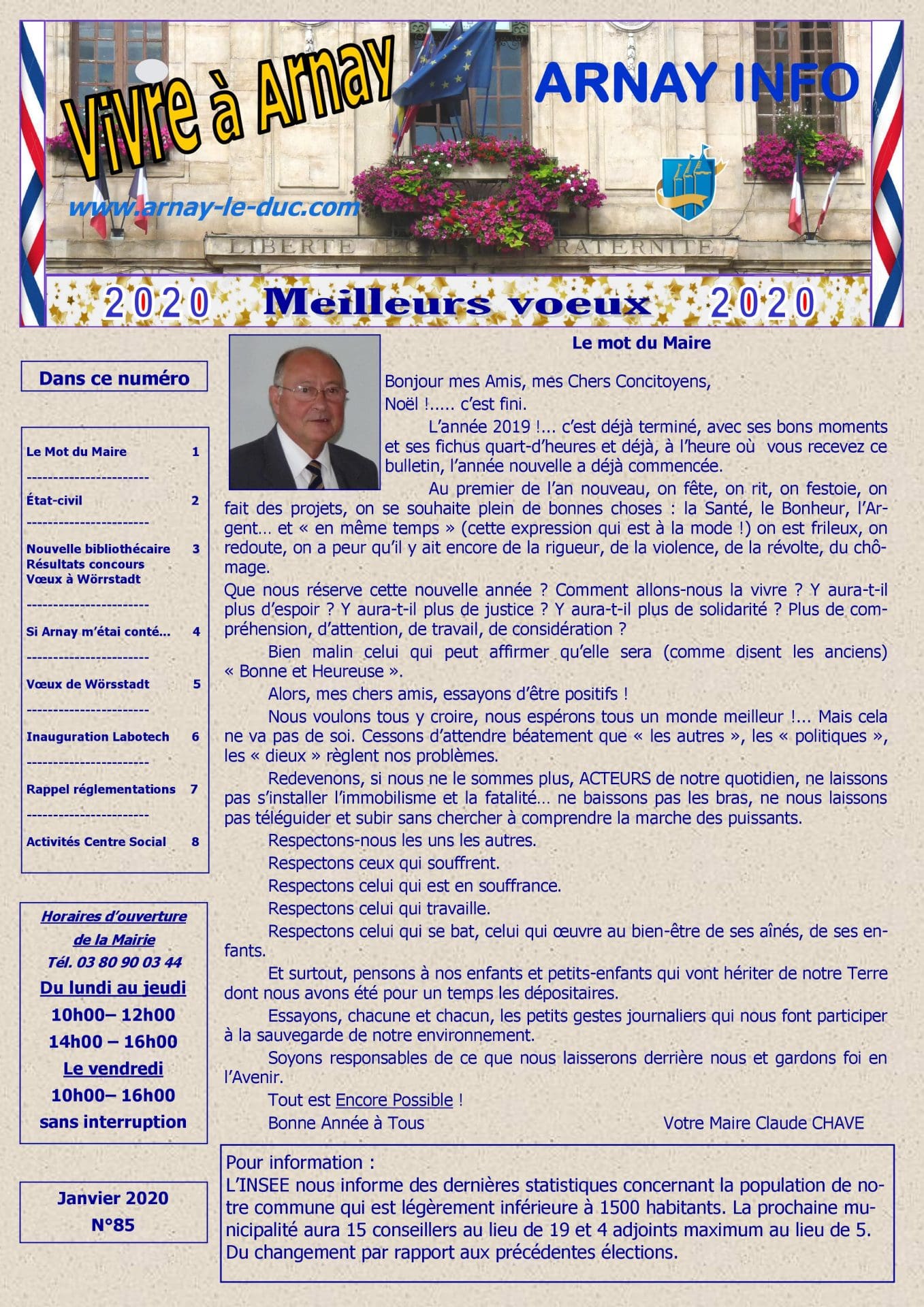Bulletin municipal janvier 2020